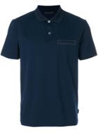 Prada Zipped Pocket Polo Shirt - Blue