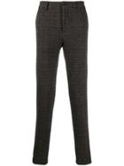 Etro Checked Trousers - Grey
