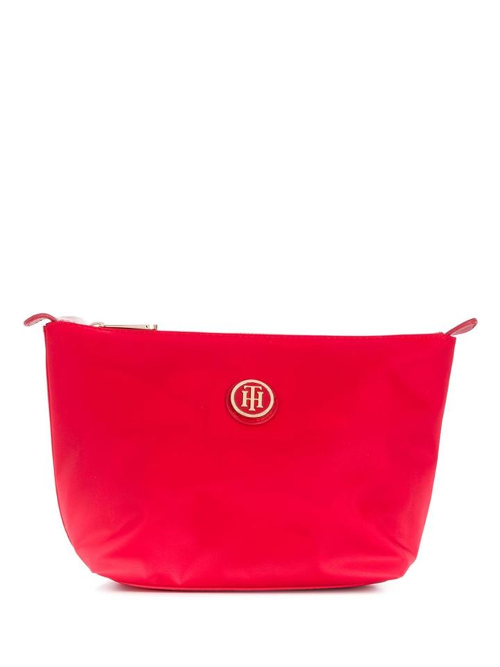 Tommy Hilfiger Zipped Make Up Pouch - Red