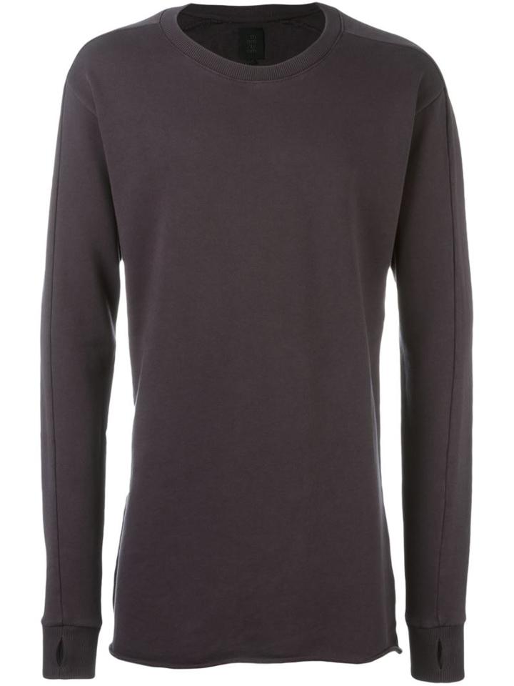 Thom Krom Crew Neck Sweatshirt, Men's, Size: Medium, Pink/purple, Cotton