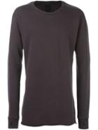 Thom Krom Crew Neck Sweatshirt, Men's, Size: Medium, Pink/purple, Cotton