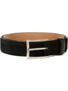 Lanvin Classic Belt, Men's, Size: 90, Black, Calf Leather