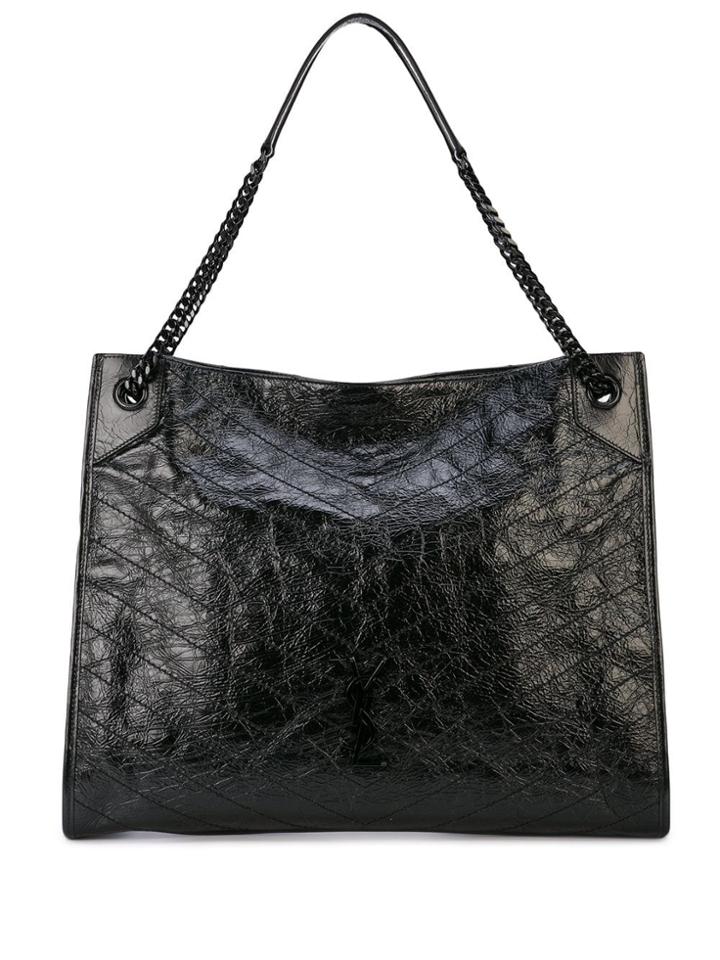 Saint Laurent Medium Niki Shopper - Black
