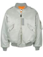 H Beauty & Youth Puffer Bomber Jacket - Grey
