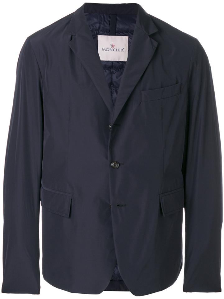Moncler Button Blazer - Blue