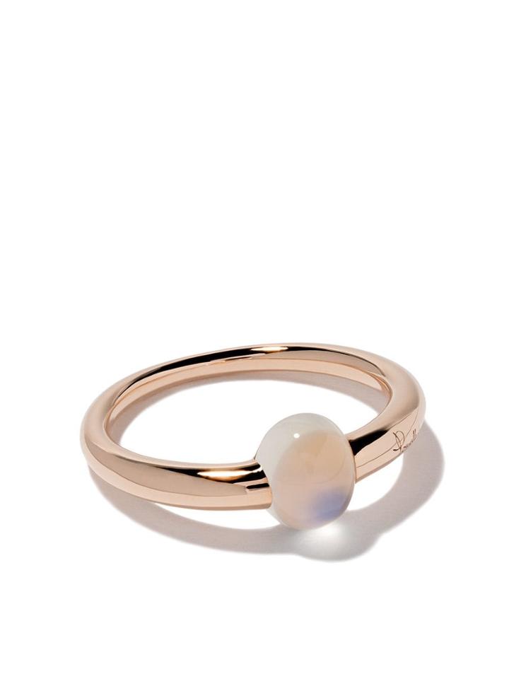 Pomellato 18kt Rose & White Gold M'ama Non M'ama Moonstone Ring