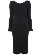 H Beauty & Youth Ribbed Midi Dress - Blue