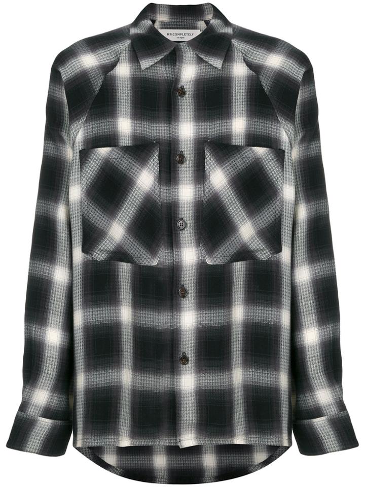 Mr. Completely Checked Shirt - Black