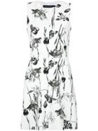 Andrea Marques Floral Print Dress - White