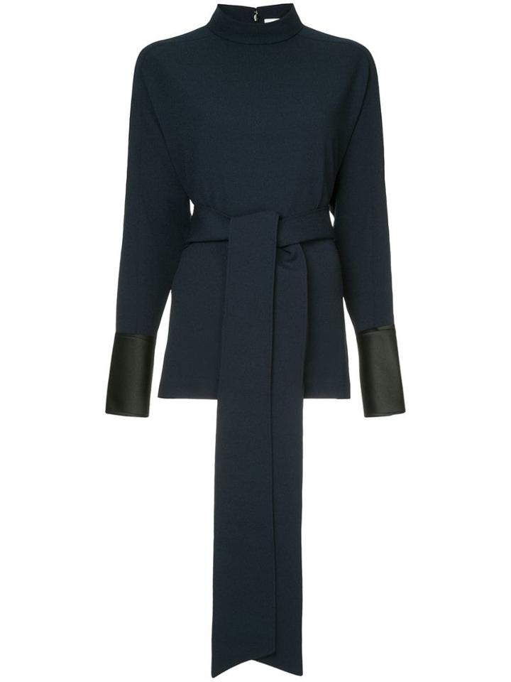 Layeur Two-tone Blouse - Blue