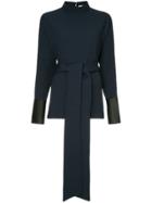 Layeur Two-tone Blouse - Blue
