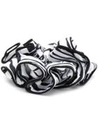 Rixo Printed Scrunchie - White