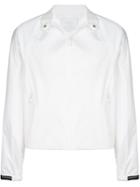 Prada Logo Strap Sports Jacket - White