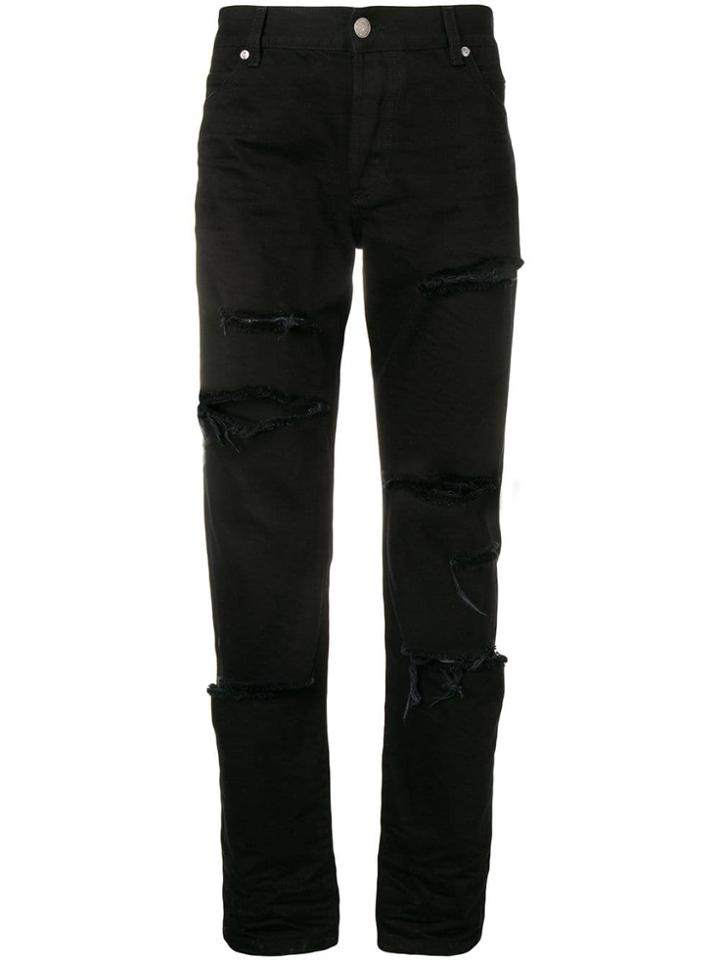 Balmain Ripped Jeans - Black