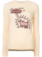 Coach Alien Slim Fit Sweater - Yellow & Orange