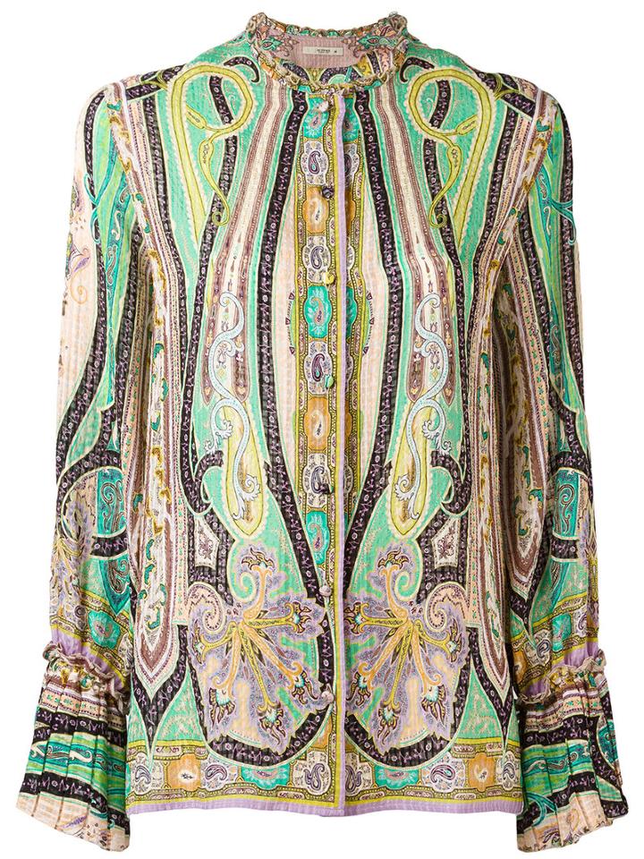 Etro - Paisley Print Shirt - Women - Silk - 42, Silk