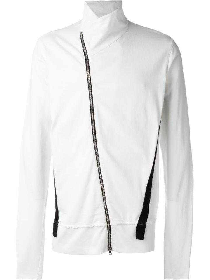 Lost & Found Rooms Asymmetric Sweatshirt, Men's, Size: M, White, Cotton