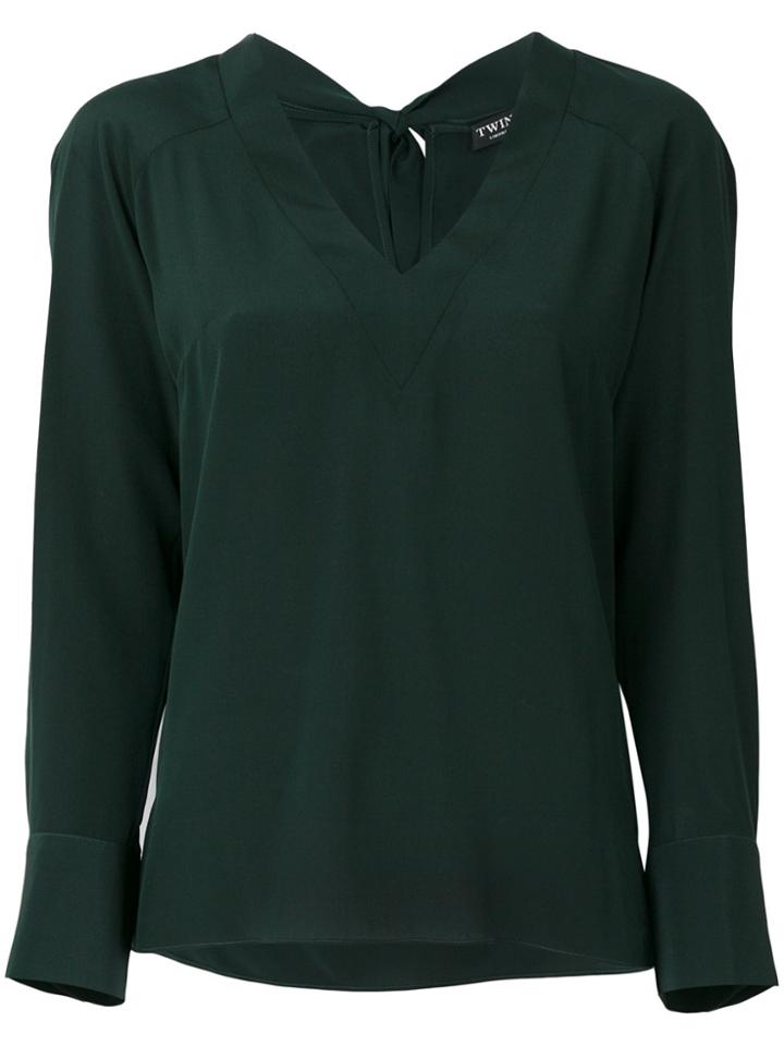 Twin-set Classic Shift Blouse - Green