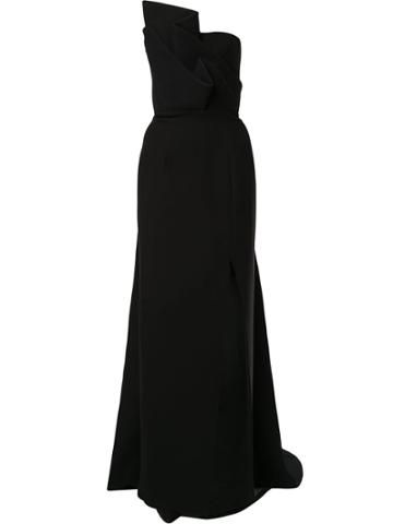 Azzi & Osta Architectural Train Gown - Black