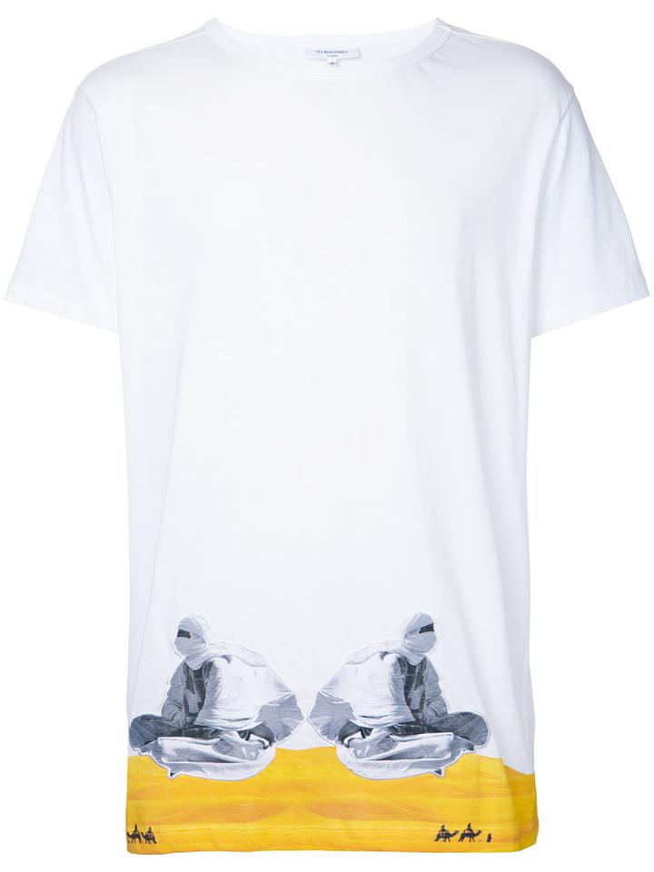 Les Benjamins - Desert Print T-shirt - Men - Cotton - Xxl, White, Cotton