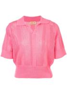 Lhd Le Phare Knitted Polo - Pink