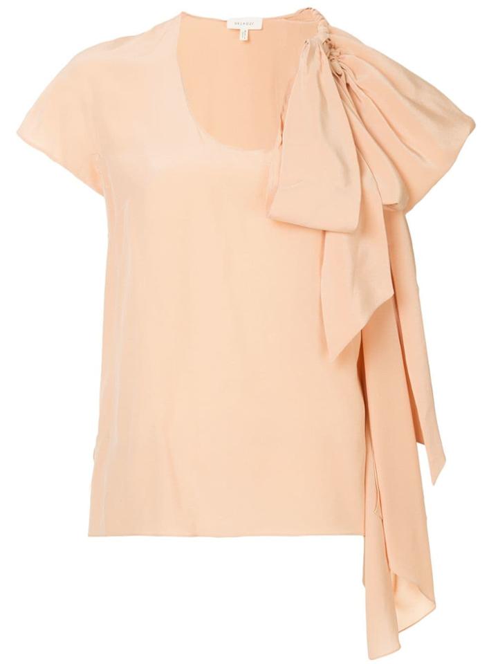 Delpozo Bow Detail Blouse - Pink
