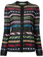 Mary Katrantzou Dax Cardigan, Women's, Size: Small, Black, Viscose