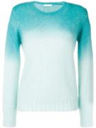 Majestic Filatures Ombre Round Neck Sweater - Blue