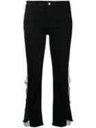 J Brand Selena Mid-rise Cropped Jeans - Black
