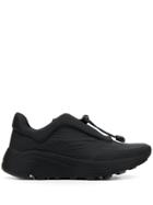 Del Carlo Drawstring Low-top Sneakers - Black