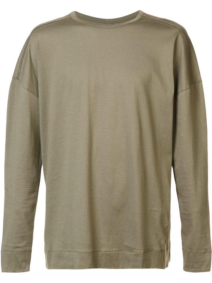 Zanerobe 'tl1' Long Sleeved T-shirt, Men's, Size: Small, Green, Cotton