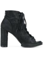 The Last Conspiracy Open Lace-up Boots - Black