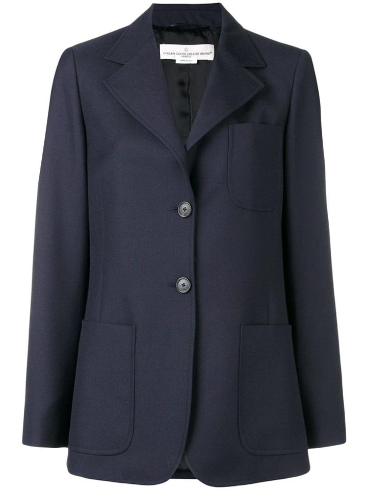 Golden Goose Deluxe Brand Straight-fit Blazer - Blue
