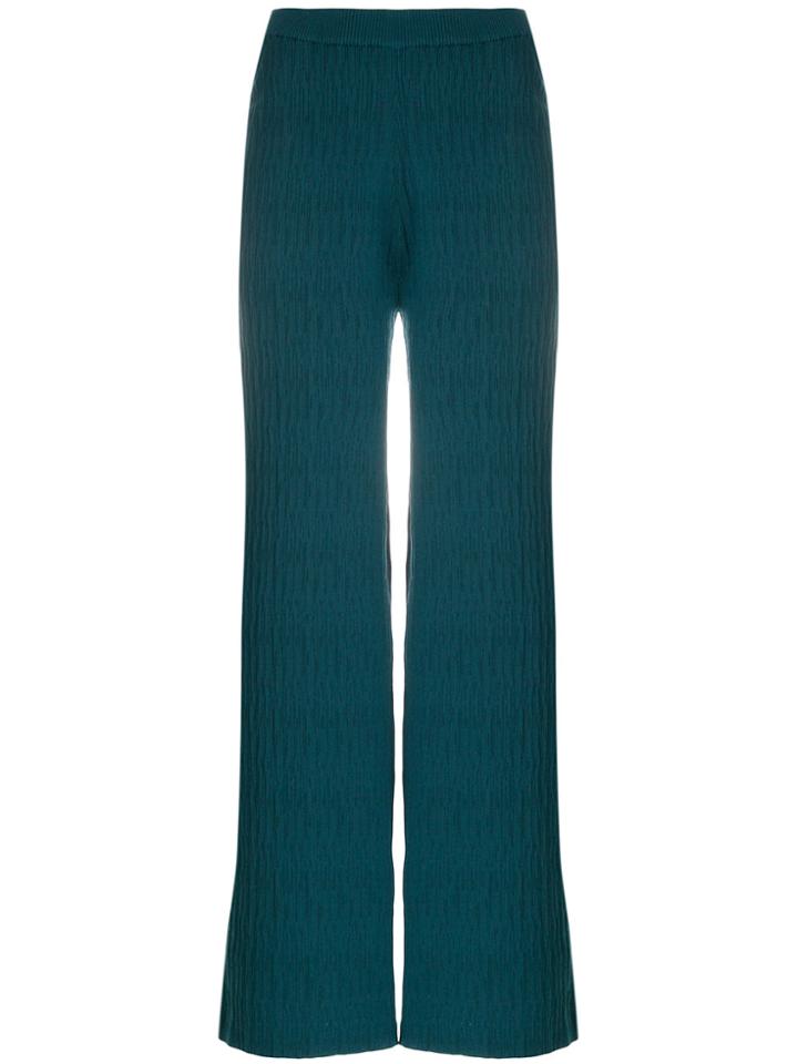 Simon Miller Flared Loose Trousers - Blue