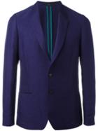 Paul Smith Two-button Blazer, Men's, Size: 46, Blue, Linen/flax/viscose