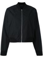 Rag & Bone /jean Shoulder Embroidery Bomber Jacket - Black