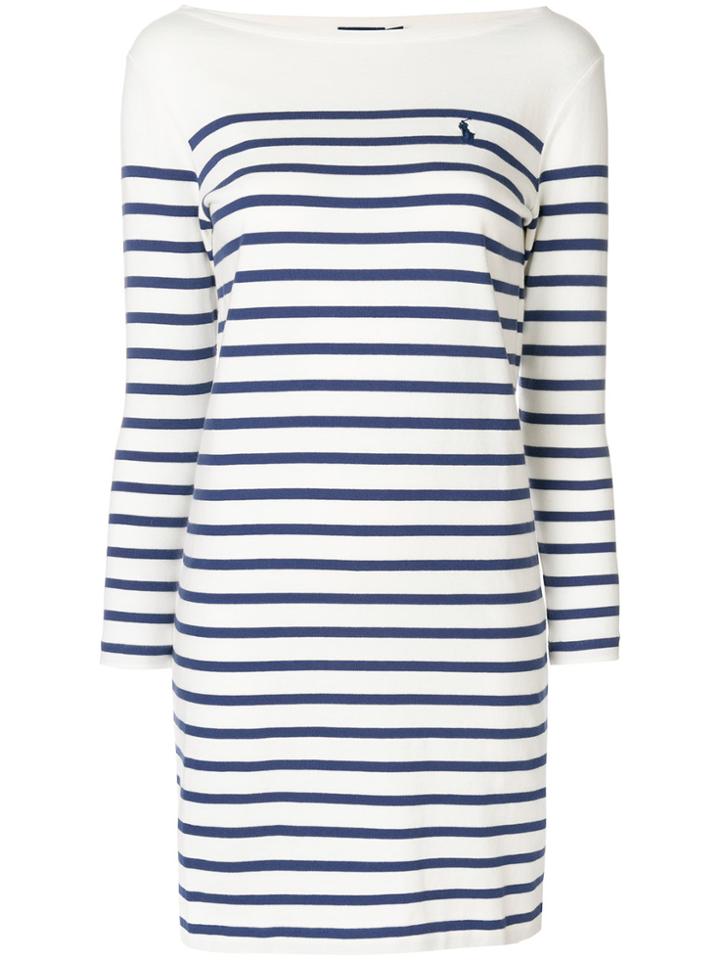 Polo Ralph Lauren Nautical Stripes Dress - White