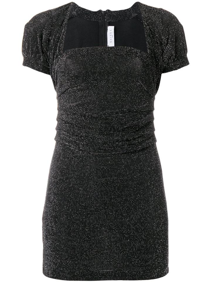 Gaelle Bonheur Short-sleeve Fitted Dress - Black