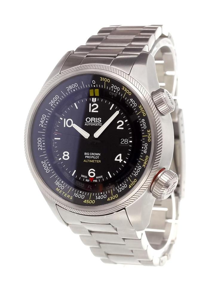 Oris 'big Crown Propilot Altimeter Mit Meter-skala' Watch, Men's, Stainless Steel