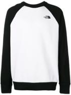 The North Face Logo Contrast Panel Sweatshirt - Black