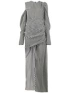 Magda Butrym Sevilla Cold-shoulder Asymmetric Dress - Black