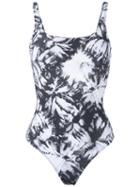 Lygia & Nanny - Printed Bodysuit - Women - Polyamide - 48, Black, Polyamide