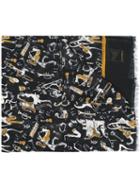 Dolce & Gabbana - Jazz Musicians Scarf - Men - Cashmere/modal - One Size, Black, Cashmere/modal