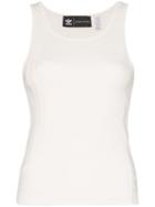 Adidas By Danielle Cathari Ribbed Vest Top - White