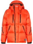 Neighborhood Zipped Hooded Padded Coat - Orange
