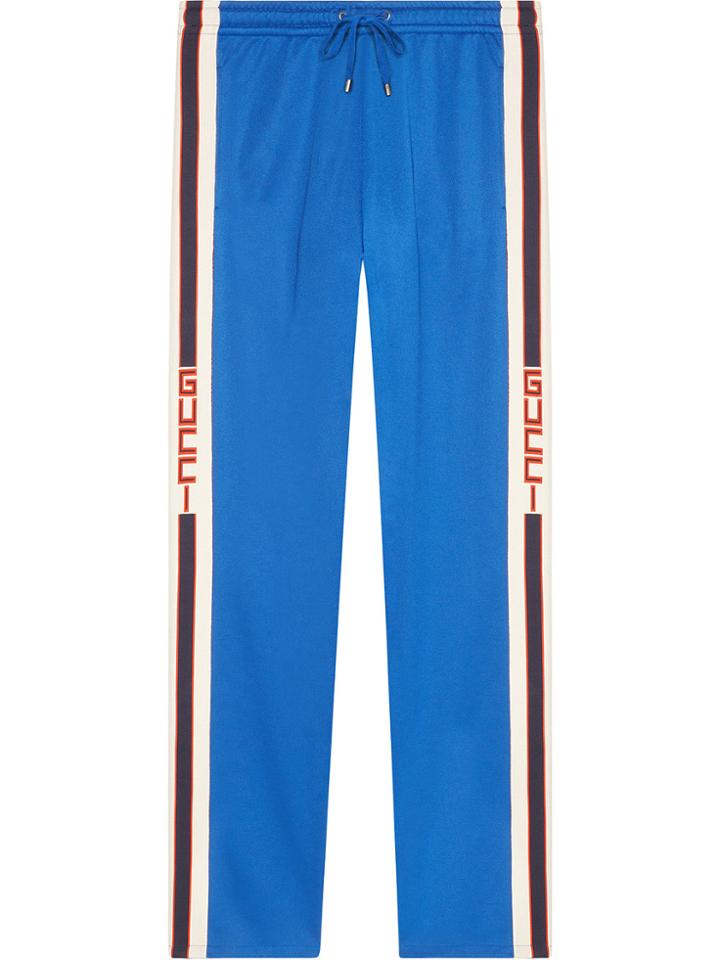 Gucci Technical Jersey Trousers - Blue