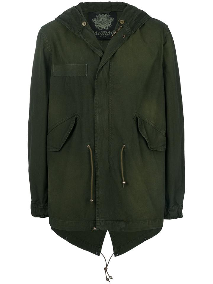 Mr & Mrs Italy Hooded Parka Jacket - Green