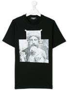 Neil Barrett Kids Statue Print T-shirt - Black