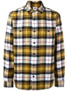 Edwin Checked Shirt, Men's, Size: Large, Yellow, Cotton