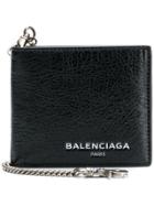 Balenciaga Chain Wallet - Black